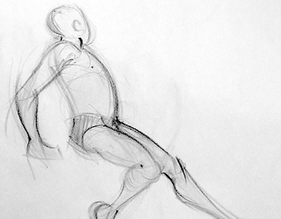 1, 2, and 3 minute Gesture Drawings
