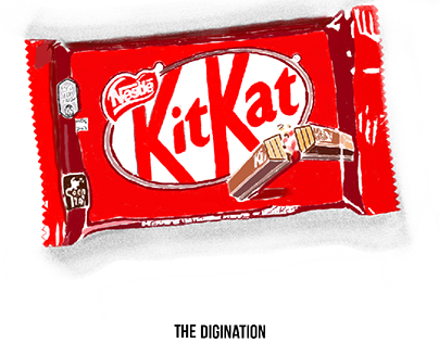 KitKat chocolate illustration