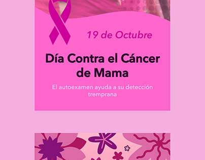 Publicidad Día contra el cancer de mama