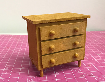 Miniature Furniture - Chest of Drawers