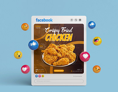 Food social media promotion post