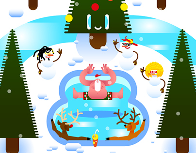 Welcome to the North Pole Pool Party!