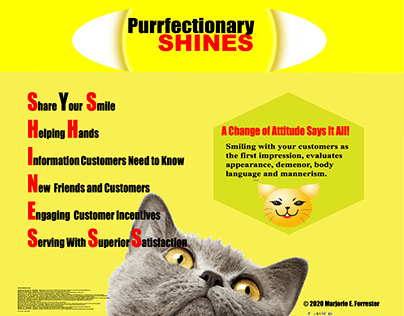 Purrfectionary SHINES Infograpgic
