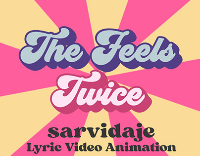 Motion Graphics - The Feels by Twice Lyric Video