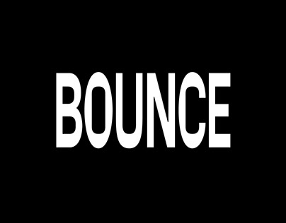 Bounce - Typeface