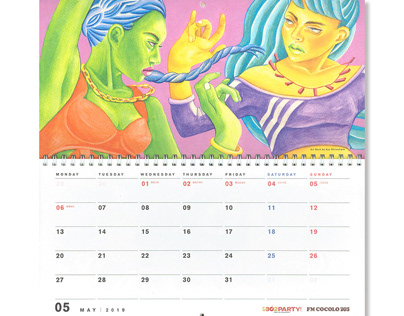 illustration for calendar