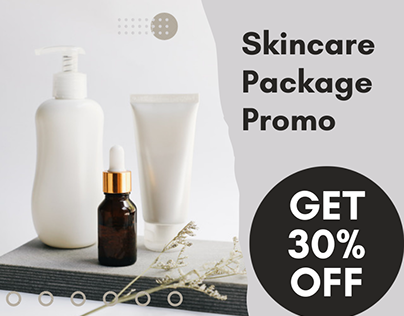 Skincare package promo