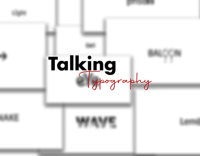 TALKING TYPOGRAPHY