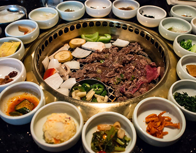 A favorite all around the world: Korean barbecue
