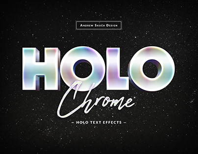 Holochrome Text Effects