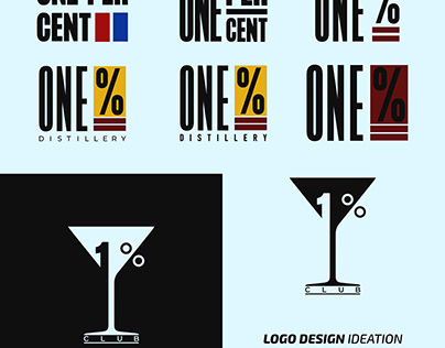 One Percent Logo Ideations