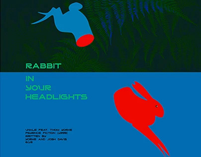 UNKLE — Rabbit in Your Headlights Single Art