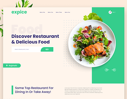 Restaurant Web Landing Page
