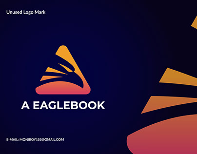 Modern color initial letter A eagle logo design