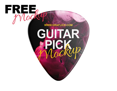 Guitar Pick Mockup