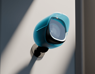 3D Product Animation | Modern Security Camera