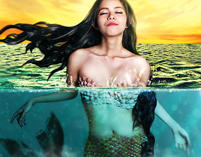 Photomontage: The Little Mermaid