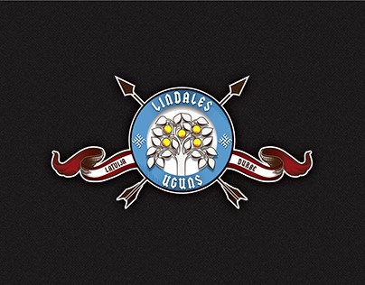 Archery club "Lindales uguns" logo