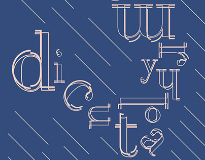 Dicut – Typeface Design