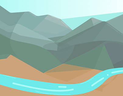 Mountain and River