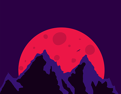 Moon purple