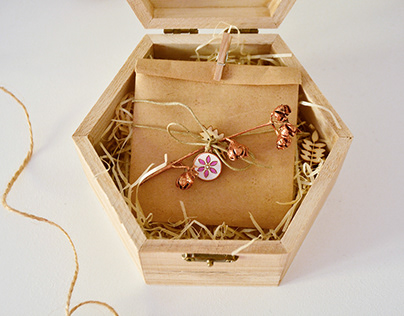 Moments to remember presented in a wooden box
