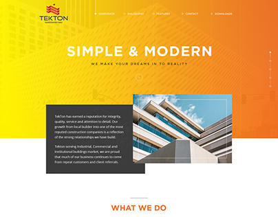 Tekton Group - Website Design