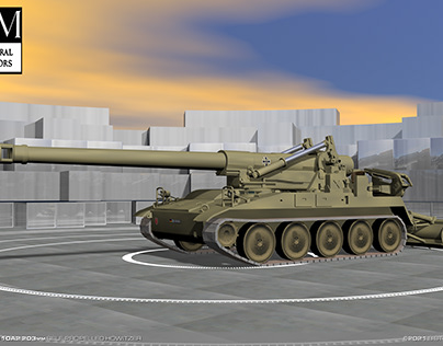 1963 M110A2 203mm Self-Propelled Howitzer