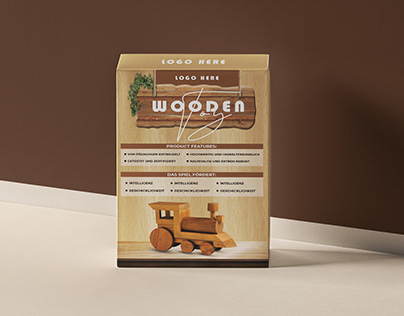 Wooden Toy Box Packaging Design