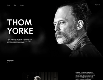 Portfolio for Thom Yorke