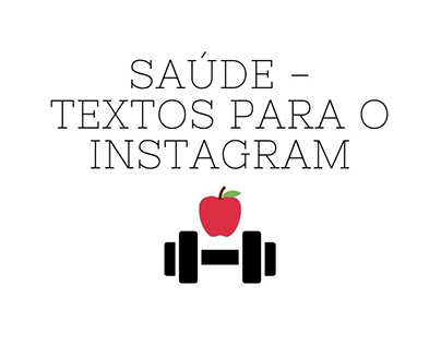 Saúde - Textos Instagram