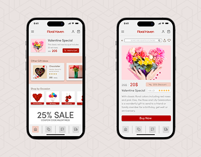 Florist App Design