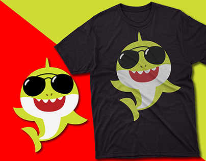Little Shark T-shirt Design