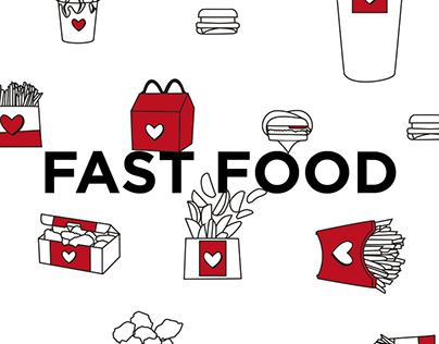 FAST FOOD / PatternPattern / Illustration