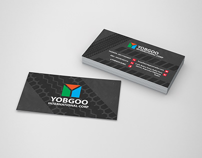 Yobgoo International Corp Visiting card design.