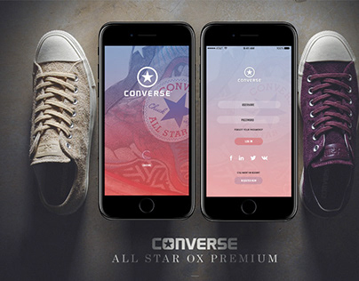 UI concept for Converse Store app