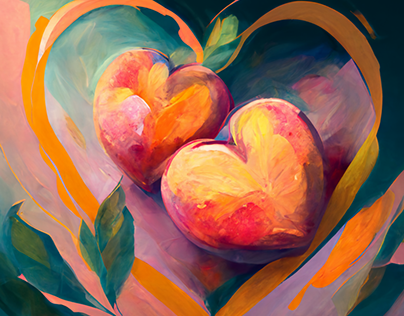 Peach Love Digital Art + Concept Dev BTS