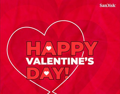 Sandisk Valentine's day post