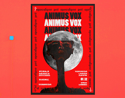 Arte: festa Animus Vox: Pré Apocalipse