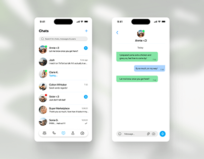 Direct Messaging Chat- Daily UI Chellenge 013