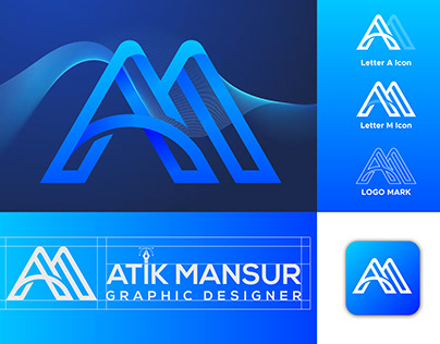 Atik Mansur Logo Design