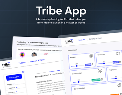 Tribe App - Business Planning toolkit