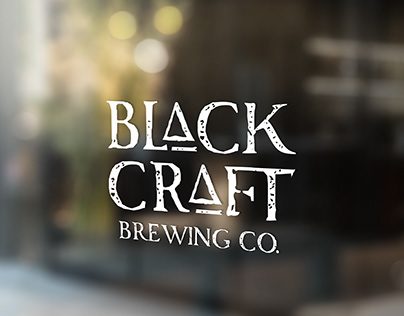 Black Craft Brewery Brand Identity