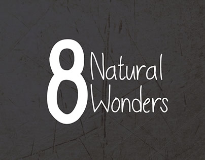 8 Natural Wonders (Saddle stitch book)