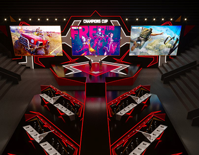 Free Fire Champions Cup Stage Concept - Jakarta 2020