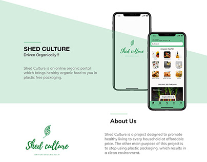 UI/UX- IOS Portfolio- Shed Culture