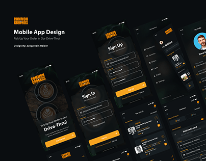 Coffee Order App - UI UX Design