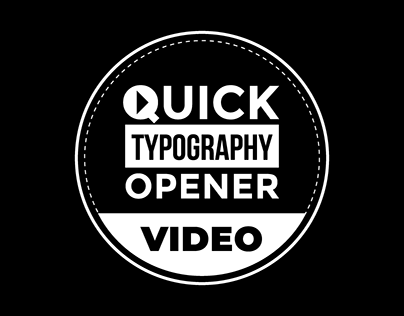 Quick Typography Opener