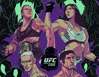 UFC 289 Poster | UFC Artist Series