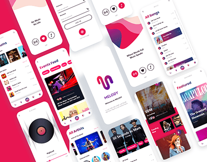 Melody Music App Design